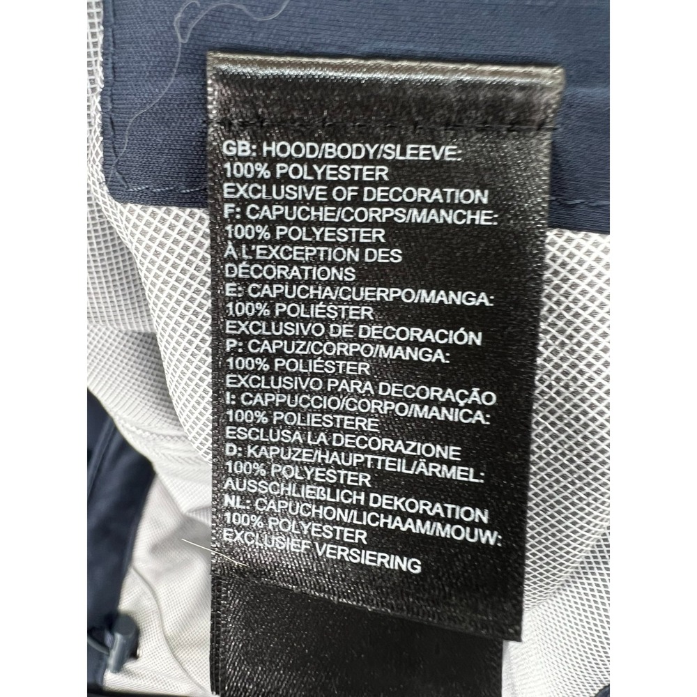 The North Face Windbreaker Jacket Women Medium Blue Full Zip Hood‎ Dryvent Rain - Picture 12 of 16